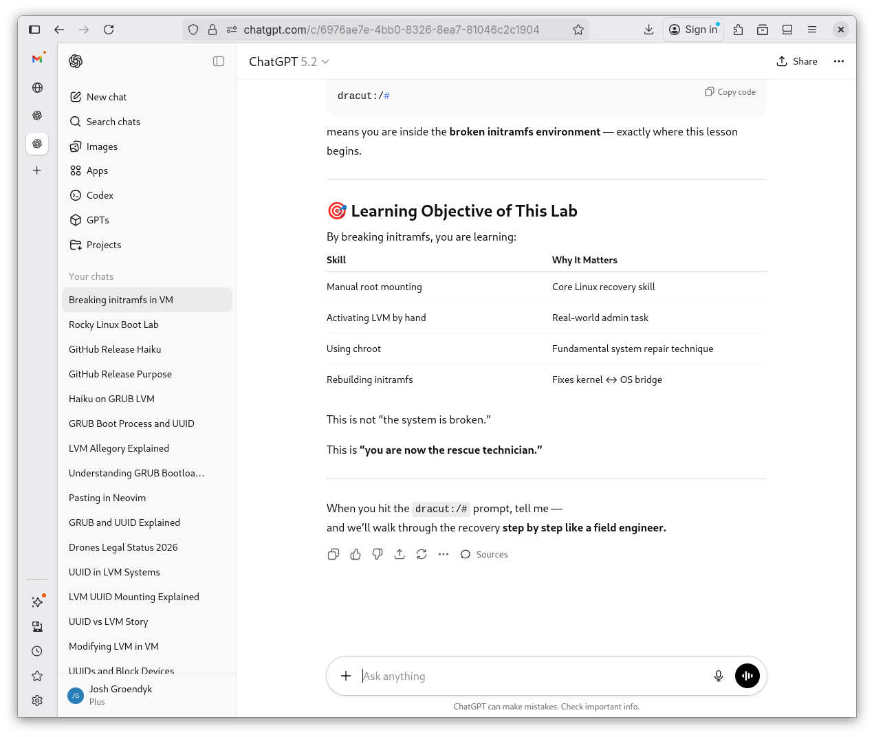 Damaging initramfs 6